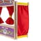 Toy Time Wooden Tabletop Puppet Theater with Curtains, Blackboard, and Clock, Creativity for Kids, Boys/Girls 414226YZC - alternate 3